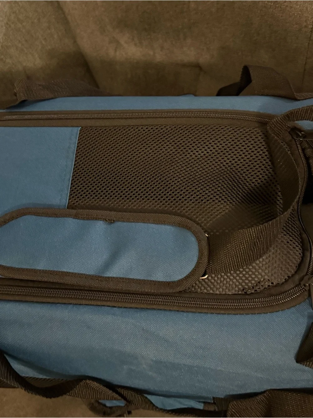 Blue Soft-Sided Small Pet Carrier
